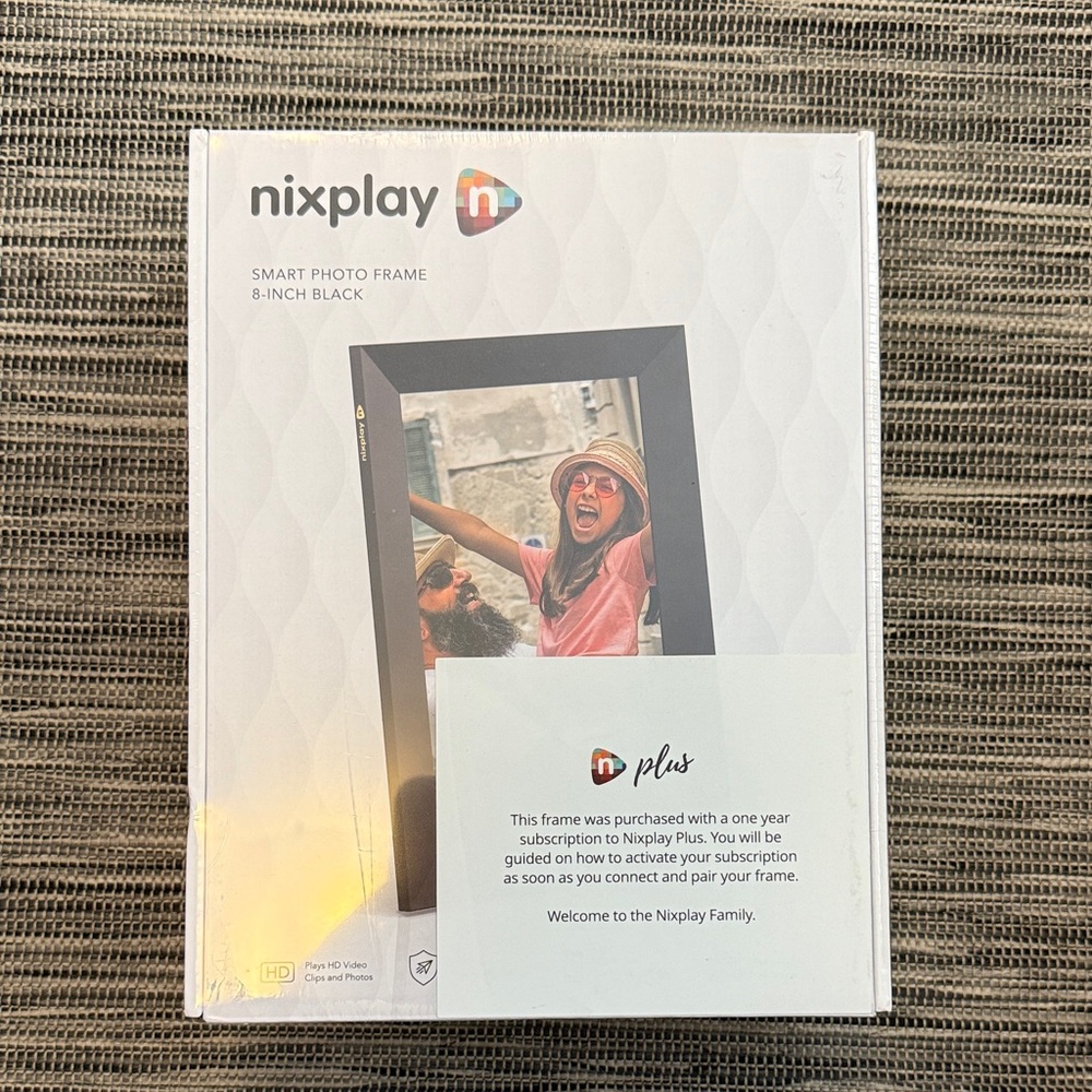 Black Smart Photo Frame New Still in Plastic - Never Opened